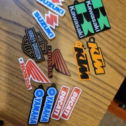 MOTORCYCLE KEYCHAINS HONDA YAMAHA KAWASAKI SUZUKI DUCATI HARLEY DAVIDSON