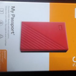 WD My Passport 5tb Portable Hard Drive 
