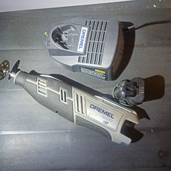 Dremel Rotary Tool 12v Li-ion Battery Cordless And Charger Included