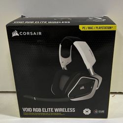 Corsair VOID RGB Elite Premium Wireless Gaming Headset - Carbon