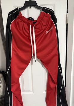 Nahmias Ollie Cherry Red Sweatpants Size xl 
