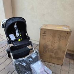 *NWT* DIONO Excurze LUXE Baby, Infant/Toddler Stroller, Travel System & Car Seat Compatible and w/FOOT MUFF