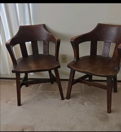 Set of 2 Interior Dining Chairs with Arms