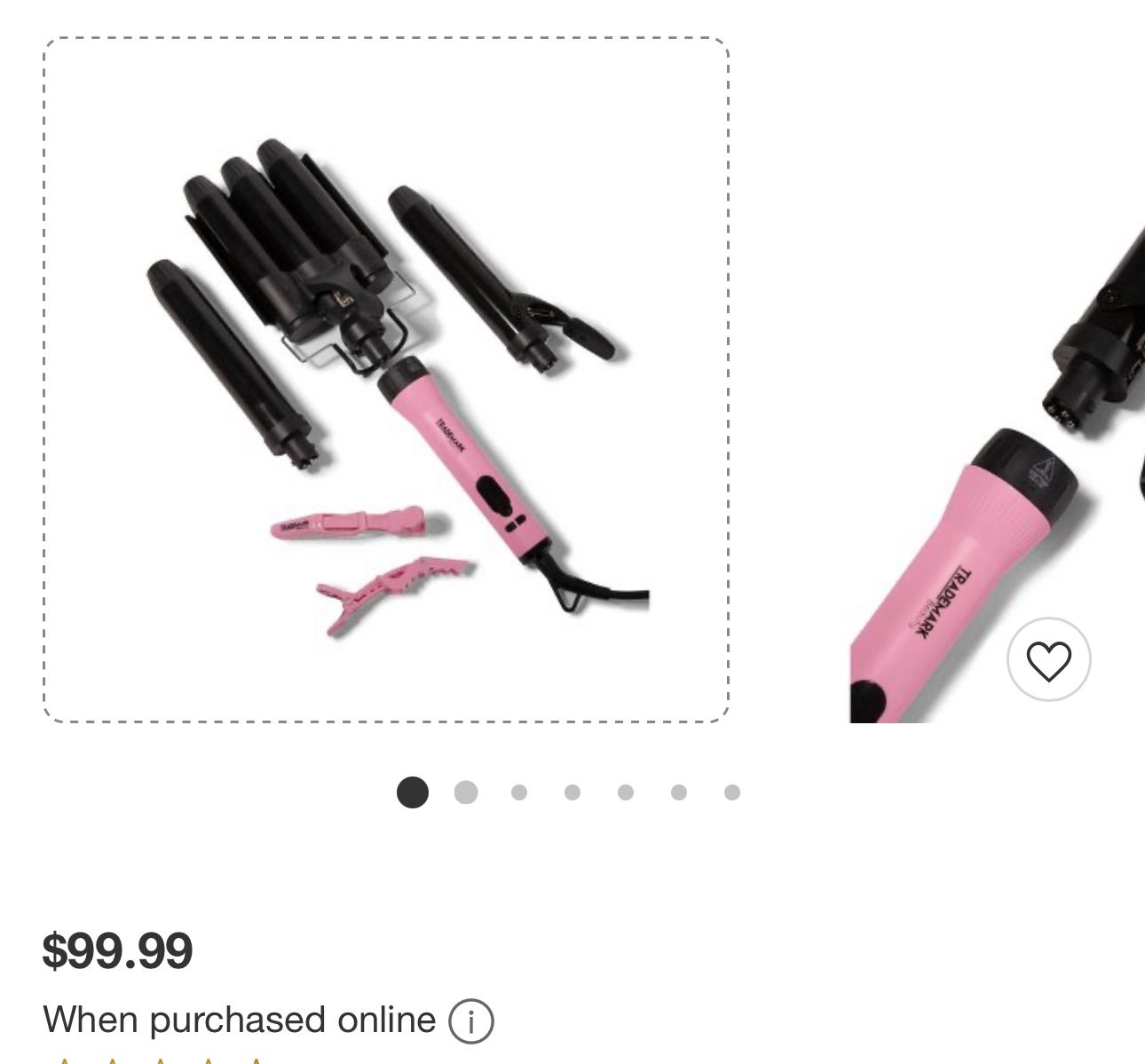 Hair Wave And Curl Iron 3 In 1 $26