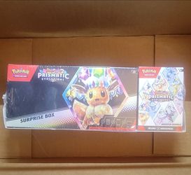 Pokemon Prismatic Evolutions Booster Bundle + Surprise Box Bundle
