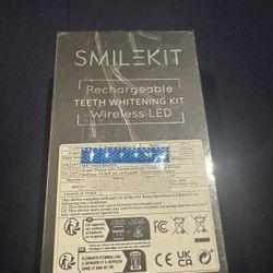 SMILEKIT Rechargeable Wireless LED Teeth Whitening Kit. 