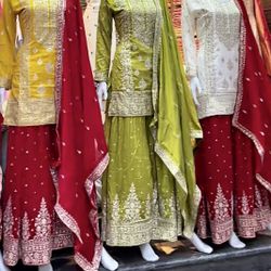 Partywear Kurtha Sarara Set