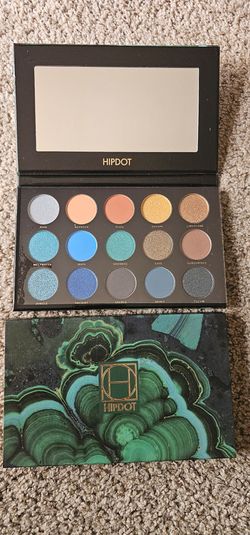 HIPDOT Cenote Pressed Eyeshadow Palette Shimmer/Metallic Vegan 23 g 0.81 oz