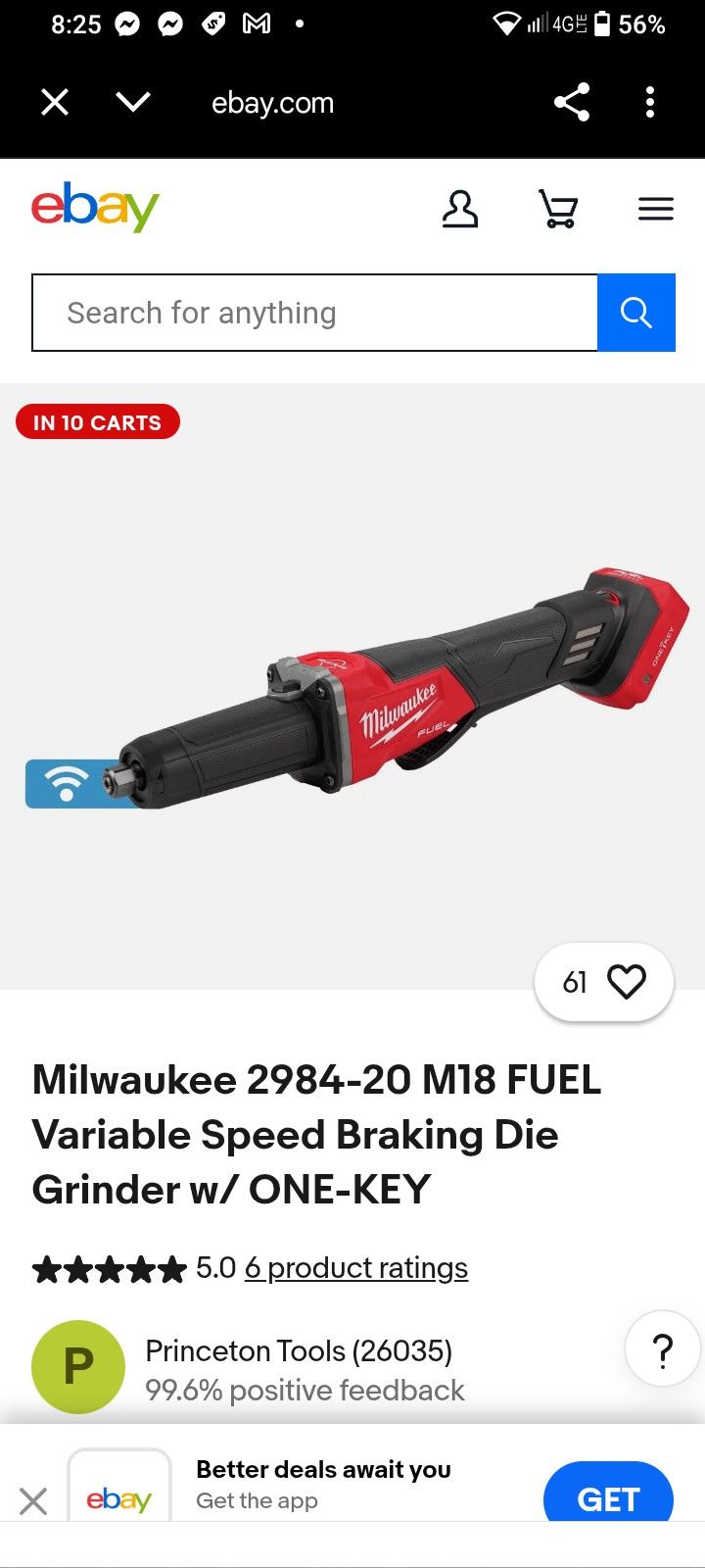 Milwaukee Fuel Die Grinder