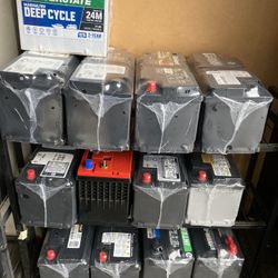 Car batteries