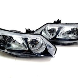 HEADLIGHTS FOR HONDA CIVIC 2006-2011 4DR SEDAN