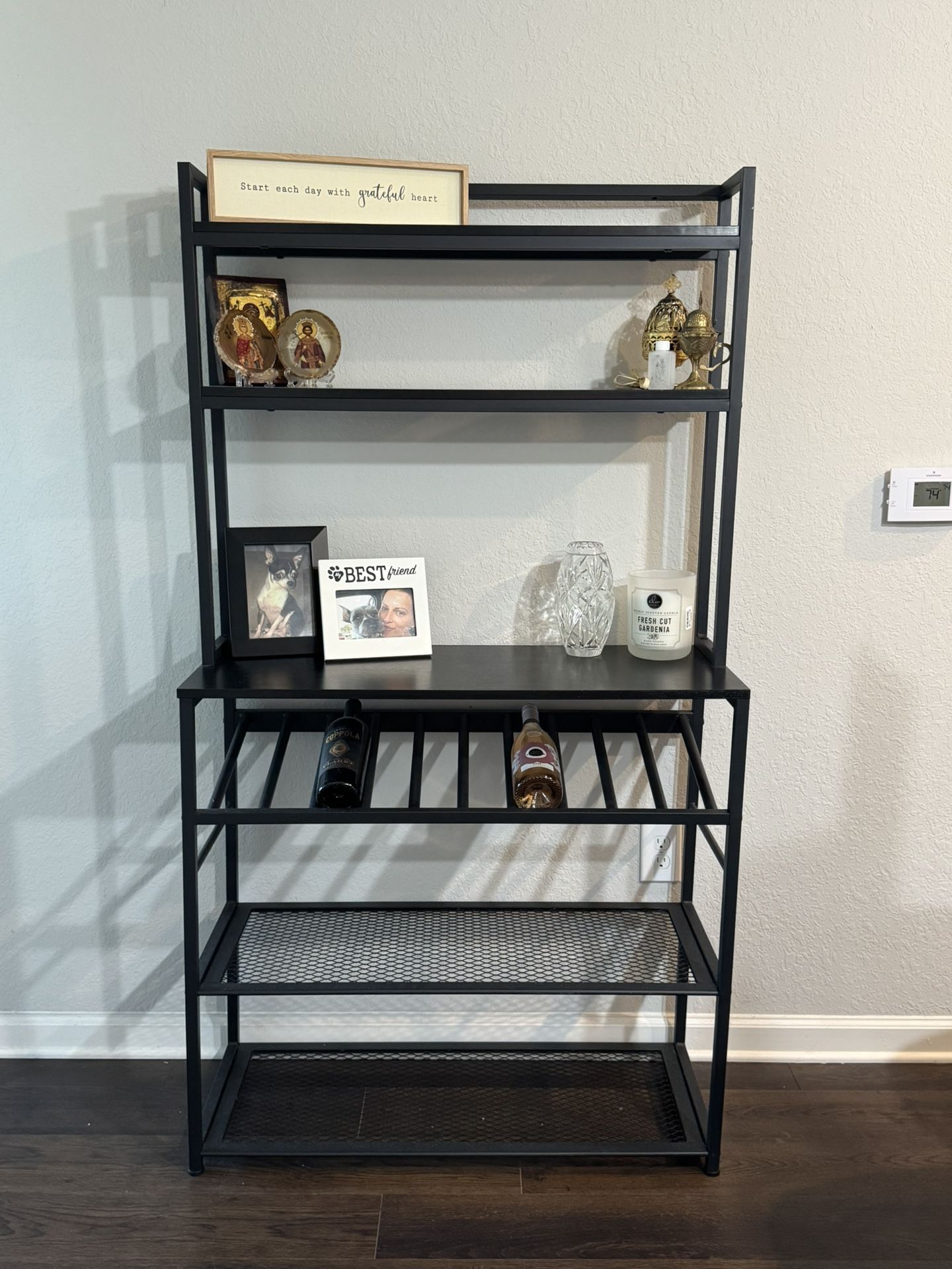 Black Wine Rack