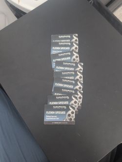 9 Cinemark Platinum Supersaver Cards