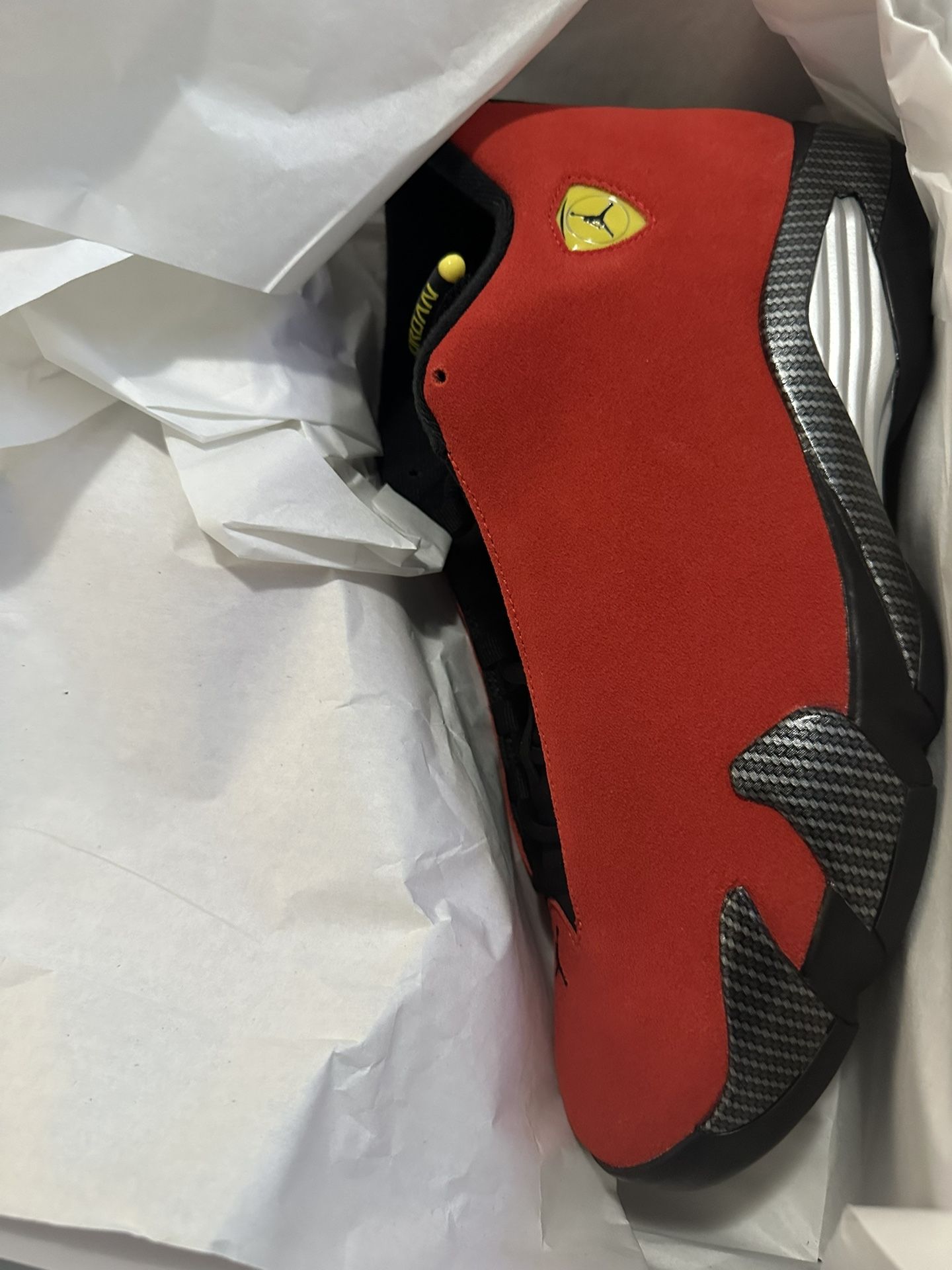 Air Jordan 14 Ferrari Size 12 New