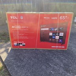 New TCL 65 inch 4K UHD Roku Smart TV Model 65S451