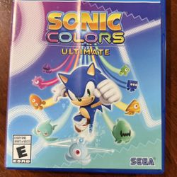PS4 Sonic Colors Ultimate Video Game  (PlayStation 4, PS4, 2021)