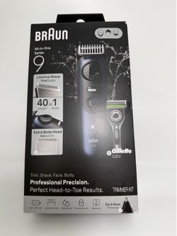 Braun Men All-In-One Series 9 Trimmer Kit ｜Open box new missing one head