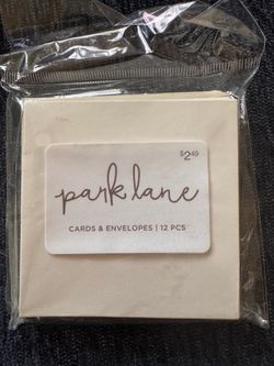 Park Lane Cards & Envelopes 3x3