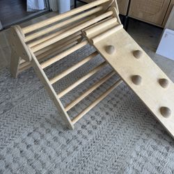 Montessori Climber With Attachment - Real Wood 