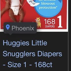 Pampers Different brands of size 1 Pampers