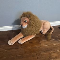 Large Stuffed Lion 