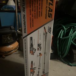 Atlas Cordless Chainsaw 40v Tool Only Brand New 