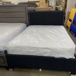 Bedroom furniture/beds/led headboard/same day delivery/no credit needed