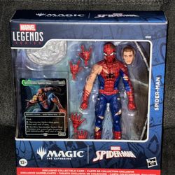 Magic The Gathering x Marvel Legends Spiderman Action Figure TCG