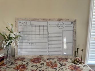 Whiteboard calendar