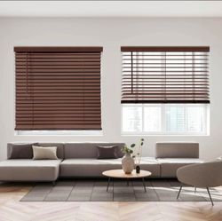 DEZ FURNISHINGS CORDLESS SIGNATURE FAUX WOOD BLIND