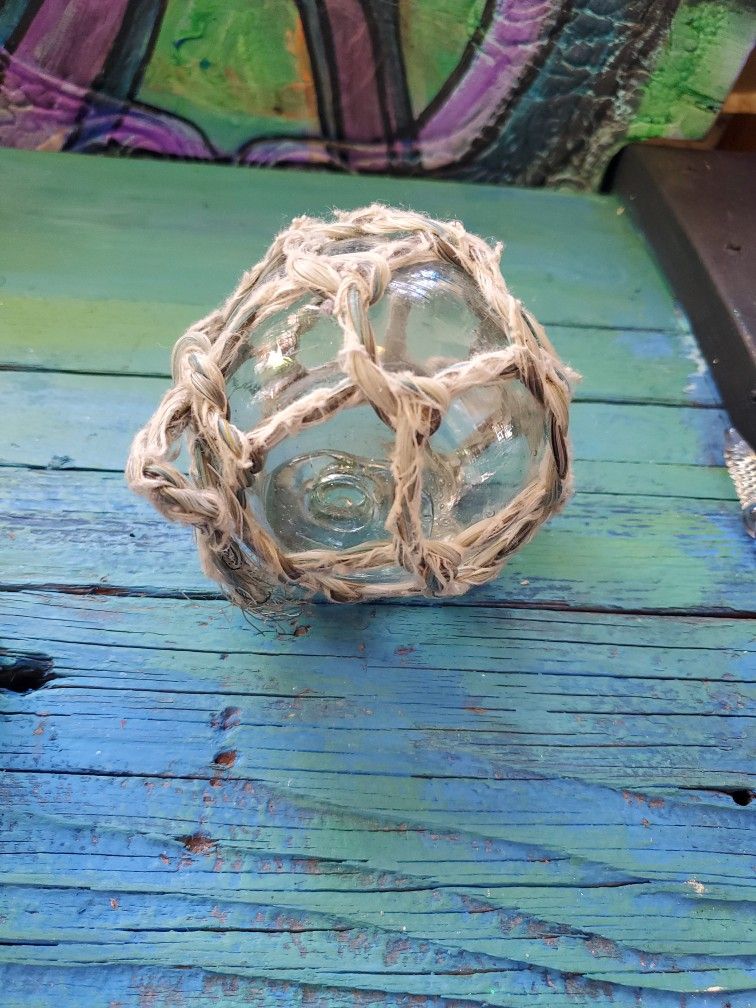 Vintage Japanese Fishing Float 4" Diameter