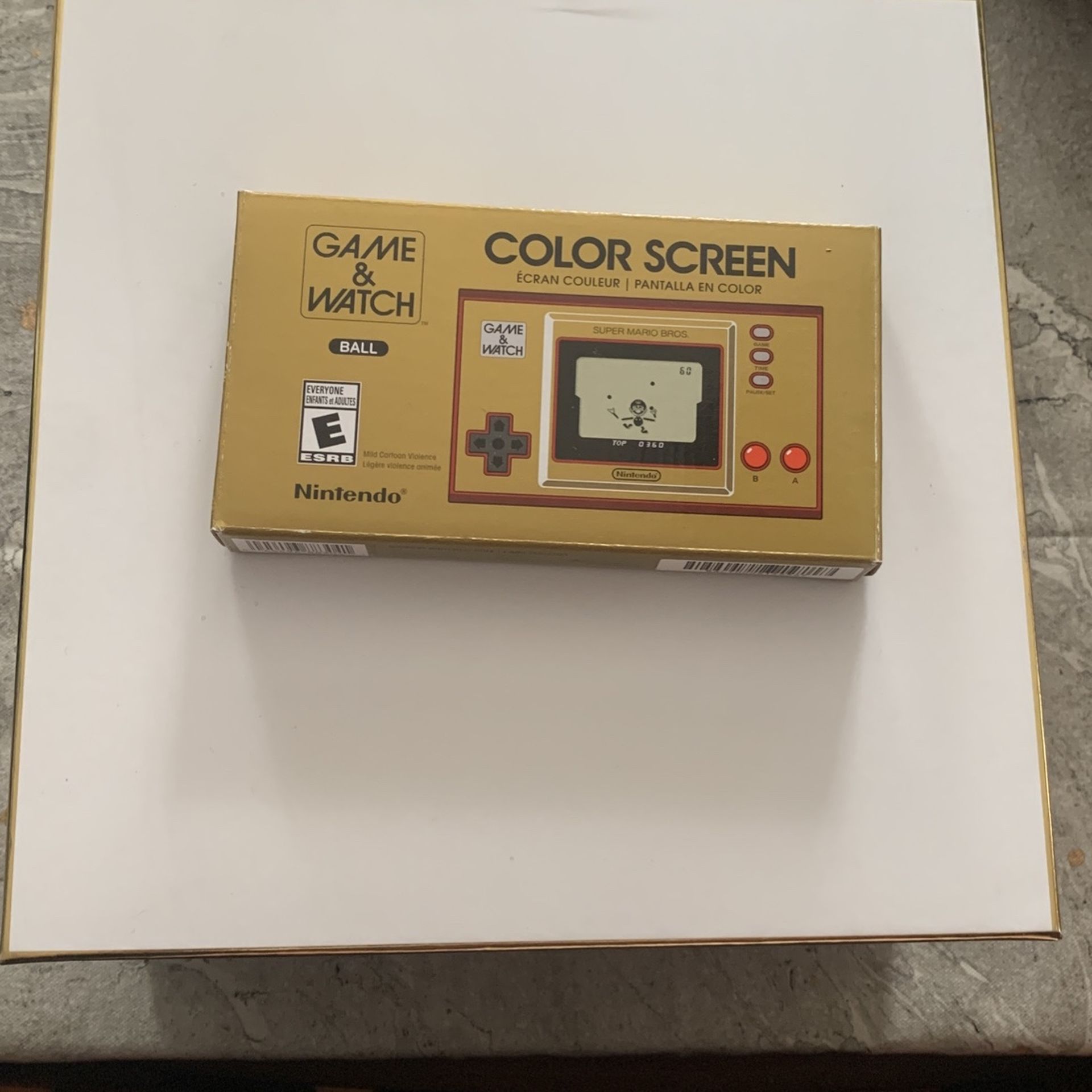 Nintendo Game And Watch Super Mario Bro’s Color Screen 