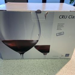 Set of 6 Schott Zwiesel Burgundy Glasses