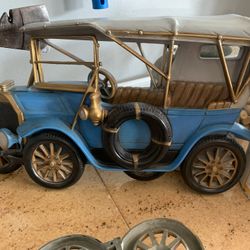 4x Vintage Burwood Products Co. car wall decor plaques