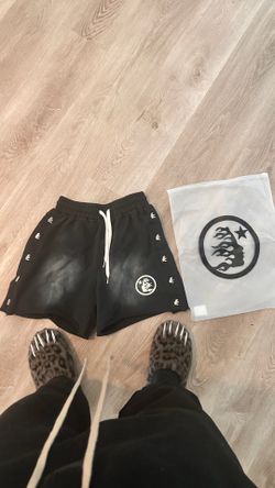 black  small Hellstar  shorts