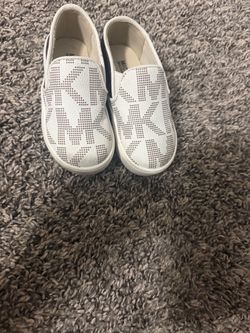 Michael Kors White Slip-On Sneakers