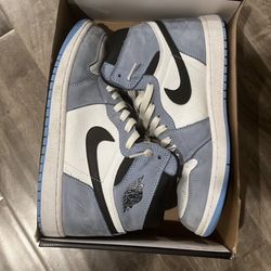Jordan 1 Retro High OG University Blue Size 8.5