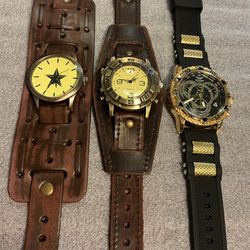 NEW MEN’S QUARTZ WATCHES- $15 each