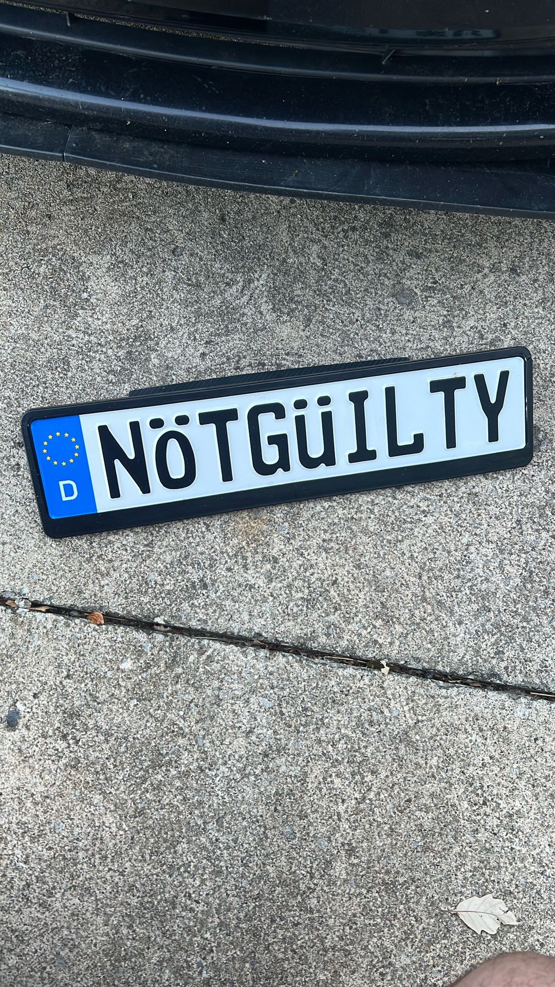 Carbon Fiber License Plate