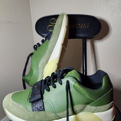 Men's Dior trainers. Hunter green and speckled welcome. Size 11.5