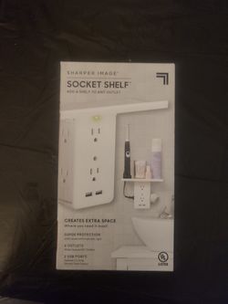 Socket Shelf- Sharper Image