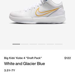 Kobe 4 - Kobe IV Draft Day - Draft Pack - Size 7Y