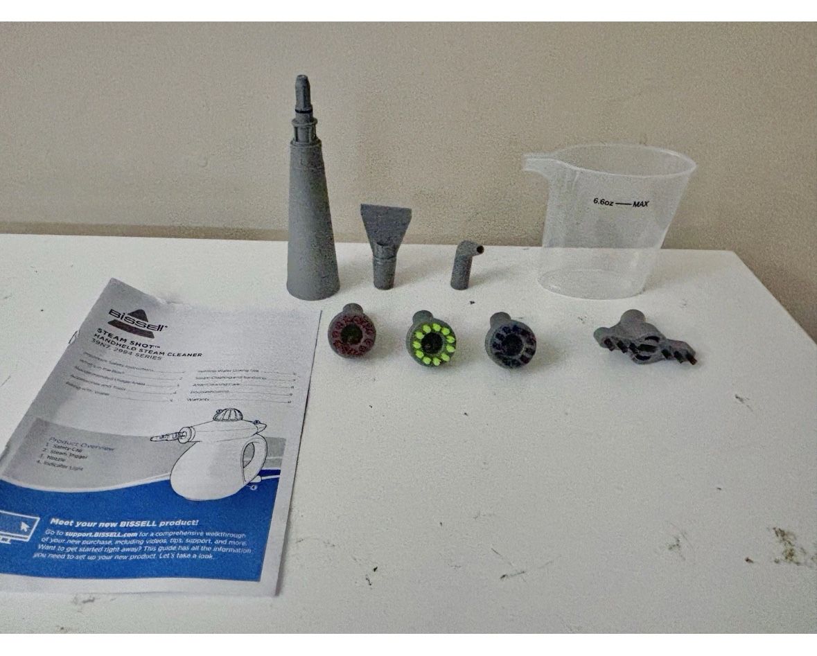 Bissell Steam Shot Steam Cleaner 8 Pc ATTACHMENTS ONLY Steam Shot 39N7 2994