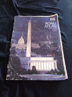 Vintage motor club road atlas