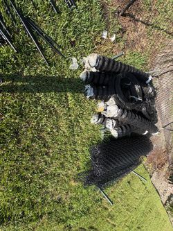 5ft, 2 1/2 Black Coated Galvanized Chain Link Fence