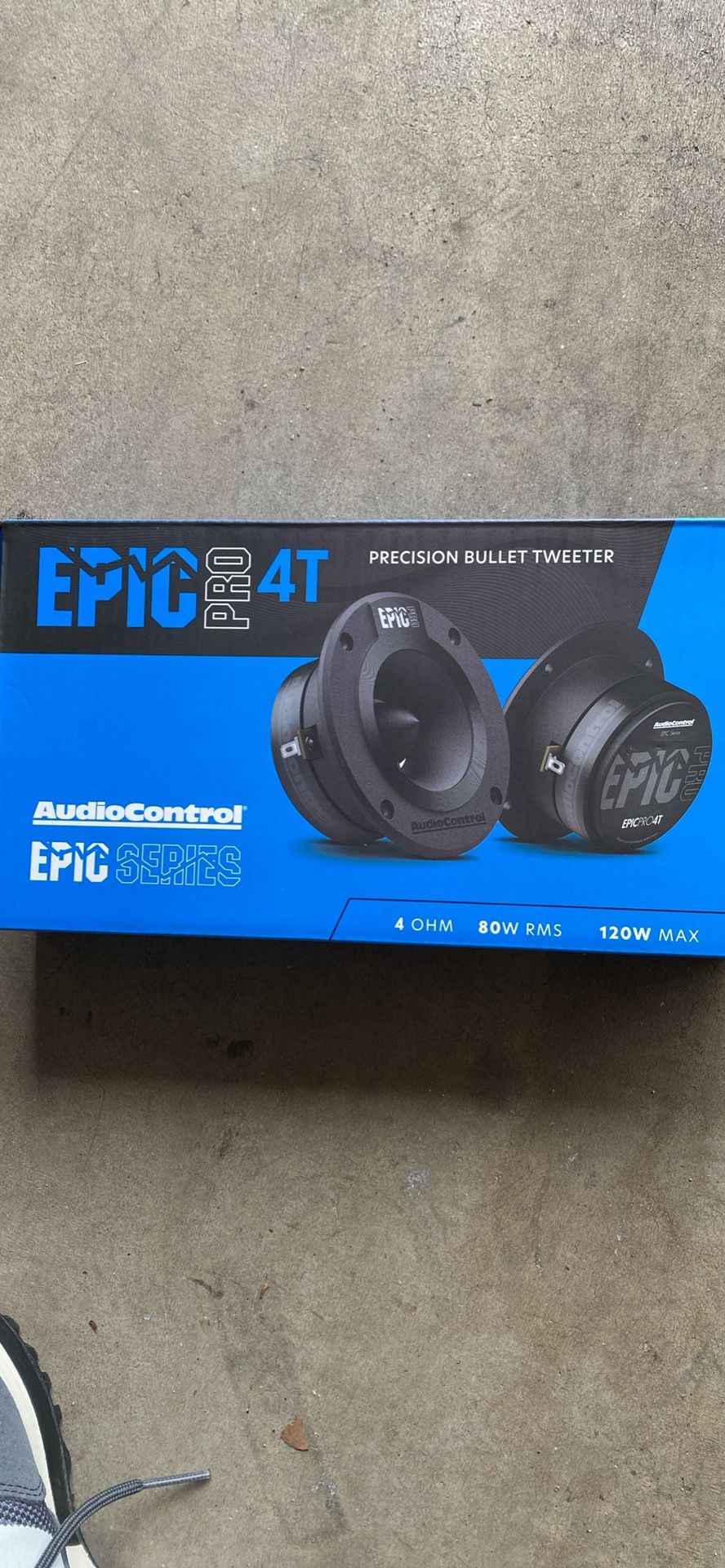EPICPRO4T 4" Bullet Tweeters, 80W RMS, 4 Ohms (Pair)