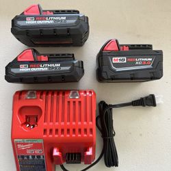 Milwaukee M18 Batteries & Charger