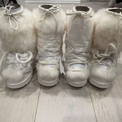 UGG fur boots Size 5 TWO PAIRS
