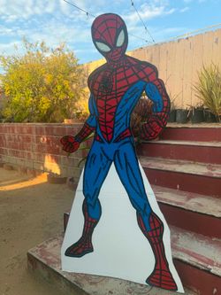 Handmade cardboard characters Spider-Man please read info