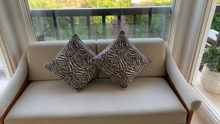2 Zebra Pillows - Like New